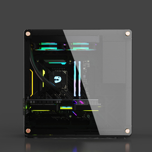 Lovingcool Open Style Support 240 Water Cooling PC Chassis Micro ATX <strong>Mini</strong> ITX CPU <strong>Casing</strong> <strong>Computer</strong> Gaming PC Case RGB with Fans - Product Image 2