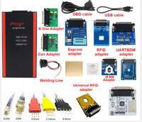 Kit complet V87 Iprog+ avec tous les adaptateurs, réinitialisation IMMO Pro, interface OBD, compatible universel 12V, outil de diagnostic automobile, programmeur Iprog