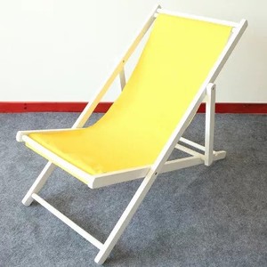 Sillas <span class=keywords><strong>plegables</strong></span> reclinables de madera sólida para balcón, cama de almuerzo, desayuno, <span class=keywords><strong>playa</strong></span> al aire libre, precio de fábrica - Product Image 3