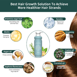 Champú Hidratante Activador Anticaída Simply Grow para Cabello Rizado, Sin Sulfatos, Fórmula Herbal con Biotina, Marca Privada OEM - Product Image 3