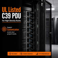 PDU de centre de données homologué UL, 3P 415V, 36 prises C13 C19 universelles C39, unité de distribution d'alimentation pour rack de serveur