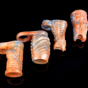 NNSX Venta al por mayor de fábrica: Set de fundas huecas para pene y anillos escrotales para hombre, juguetes sexuales para adultos, set de anillos para juguetes sexuales - Product Image 2