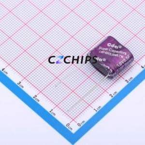 Supercondensateur CSP-6R0L504R-TW, composant traversant (THT), pas de 11,5 mm, condensateur 0,5 F, 0 %~+100 %, 6 V, 7 µA@72h - Product Image 1