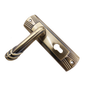 Poignée de <span class=keywords><strong>porte</strong></span> de luxe moderne pour <span class=keywords><strong>entrée</strong></span> principale, résistante à la rouille, avec plaque de serrure à levier, idéale pour appartement et bureau – Vente chaude directe usine - Product Image 6