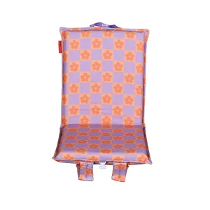 Portable personnalisé sac à dos pliable extérieur mer rose inclinable salon pliant Camping chaises de plage