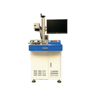 Máquina de marcado láser de fibra de metal, fuente de láser IPG, Mini máquina de marcado láser UV, fundición Yihui, 20W, 30W, 50W, 100W