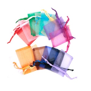 Colorful 1.96" X 2.75" (5x7cm) Small Mini Packaging <strong>Bags</strong> Organza <strong>Bags</strong> Drawstring Funny Gift Packing <strong>Bags</strong> Wholesale - Product Image 3