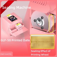 Machine de scellage de sacs thermiques commerciaux GLF-50 en gros avec système de contrôle intelligent de la température pour la fermeture de sacs alimentaires