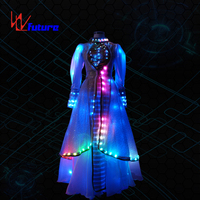 Robe de danse de salon à LED pour la danse irlandaise