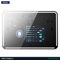 Kiosque de santé intelligent portable, moniteur multi-paramètres avec batterie au lithium, cadre métallique