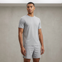 Ensemble de survêtement 2 pièces pour homme : T-shirt et short de performance à séchage rapide – Idéal pour l'entraînement en salle et le streetwear décontracté