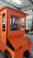 WELIFTRICH Nuevo Tractor de Remolque Eléctrico de 10 Toneladas con Cabina Personalizada, Batería de Plomo-Ácido de 80V 180Ah, Potencia de 5kW, Tracción de 2100N para Manejo de Materiales