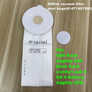 Túi Lọc Bụi Nilfisk (#1471497500) Phù Hợp Với GD5 Back/ Adgility Túi Hút Bụi Hepa - Product Image 3