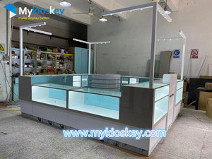 Chiosco Espositivo per Gioielli di Alta Gamma 3x3 Metri, Stand per Gioielleria, Design di Cabina Espositiva per Gioielli in Vendita - Product Image 6