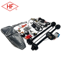 EV CAN AGV Véhicule autonome télécommandé Chariot de golf touristique Kit de conversion pour voiture à manger Suspension 5000W Essieu avant arrière