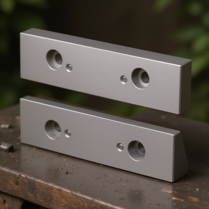 Mandíbula lisa para tornillo de banco modular, 1 par de piezas de repuesto de acero mecanizado con precisión - Product Image 3