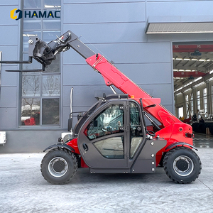 Nouvelle grue télescopique de 4 tonnes et 7 m, chariot élévateur diesel 4x4 avec déplaceur latéral hydraulique, mât à deux étages, chariot élévateur tout-terrain - Product Image 1