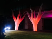 Publicité Gonflables Personnalisé LED Lumière Arbre Grand Gonflable Light Up Arbre Gonflable Tentacule Décoration pour Événement