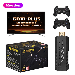 L GD10 artı oyun sopa 4K siyah ambalaj kutusu X2 oyun konsolu 4K HD <span class=keywords><strong>Retro</strong></span> Video oyunu konsolları GD10 64GB 30000 oyunları - Product Image 2
