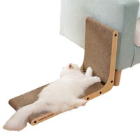 Mobilier moderne pour chat en forme de L, vertical, avec griffoir, lit et poteau à griffer, durable, grande planche à griffer épaissie et améliorée, modèle de jouet 001
