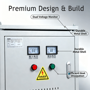 Transformador de Aislamiento Trifásico de 10kVA, 15kVA, 30kVA, 440V, 480V a 220V, 400V, Tipo Seco, Suministro de Fábrica - Product Image 4
