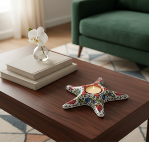 Bougeoir en céramique Design élégant de lanterne et de pot pour la décoration intérieure pour ajouter une touche d'élégance - Product Image 3