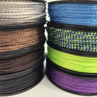 Cordon micro-paracorde artisanal de 125 pieds, 20 couleurs, 1 mm, en nylon tressé, cordon de perlage, mini-cordon en polyester tressé pour bijoux DIY