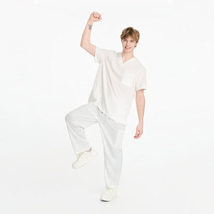 Vente <span class=keywords><strong>en</strong></span> gros d'uniformes médicaux personnalisés pour hommes uniformes d'hôpital ensemble de blouses médicales pour médecin et infirmière - Product Image 4