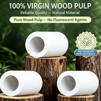Rouleaux de papier toilette multi-couches en pâte de bois vierge, doux et respectueux de la peau, vente en gros pour hôtels, maisons et restaurants