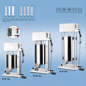 Machine automatique électrique à farcir les saucisses, chorizo et hot-dogs, capacité 10L, 15L, 30L, équipement de remplissage de saucisses - Product Image 6