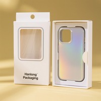 Étui de téléphone au design personnalisé en gros Boîte en papier enduit Fashional Boîte de protection pour téléphone portable à l'encre de soja faite à la main