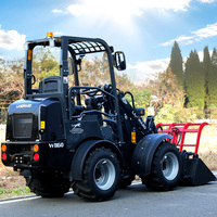 China W1160 Frontlader Mini-Radlader Multifunktions-Radlader zum Verkauf 1 Tonne 2 Tonnen 3 Tonnen Diesel Kompakt-Radlader