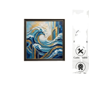 Peinture à l'huile sur papier, art mural abstrait européen moderne, figurine de <span class=keywords><strong>femme</strong></span> personnalisée, magnifique, durable, écologique, décoration intérieure et cadeaux - Product Image 1