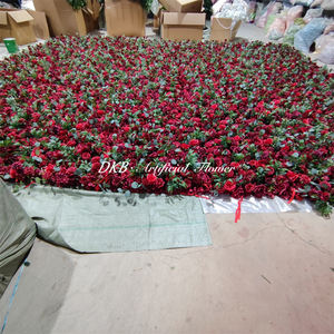 ฉากหลังดอกไม้ประดิษฐ์แบบกำหนดเองจากโรงงาน DKB ตกแต่งผนังดอกไม้จำลอง 3 มิติ ขนาด 8x8 - Product Image 5