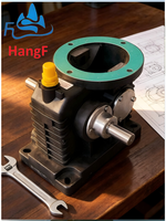 Aérateur à roue à aubes HANGFENG CLX078 avec boîte de vitesses, moteur 220V, hauteur centrale réduite 1300mm, corps en nylon, joint mécanique, oxygénation longue portée