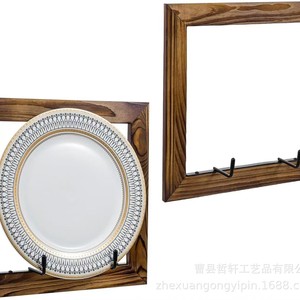 Retro Wooden <b>Wall</b> <b>Mounted</b> <b>Shelf</b> Square Storage Rack For Living Room Display - Product Image 3