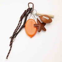 Porte-monnaie mini en silicone style sport, porte-clés, breloque de sac, accessoire suspendu