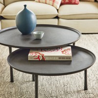 Fabricant de meubles de maison modernes ensemble de tables basses en métal meubles de salon tables basses rondes vintage classiques