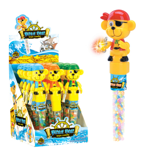 Éclairer Pirate Ours Avec Son Pour Enfants En Gros Jouets De Bonbons Avec Bonbon Dur - Product Image 1