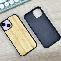 Premium bois de bambou véritable + TPU antichoc Anti-chute couverture complète coque de protection pour iPhone 17 Pro Max Air