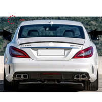 Embouts d'échappement de diffuseur arrière pour CLS Class W218 Old Upgrade to New LCI CLS63 Style 2011-2018 Body Kit Lip Car Bumpers
