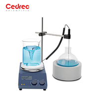 Pengaduk Magnetik Harga Pabrik dengan Fungsi Pemanas Hotplate Stirrer 380 ° Mixer Laboratorium C 1500 Rpm