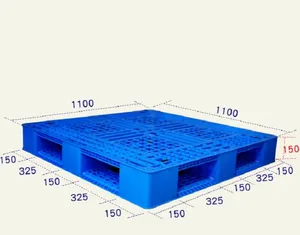 Pallet in plastica riutilizzabile 1100x1100x150mm per impieghi gravosi pallet in plastica