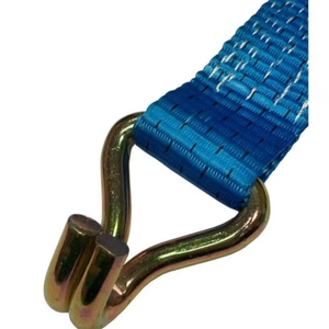 Sangle d'arrimage à cliquet robuste 5 tonnes avec poignée ergonomique, sangles inversées et crochet double-J pour le transport de marchandises - Product Image 5