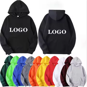 Livraison directe vente en gros sweat-shirt à capuche en polyester vierge de haute qualité pour hommes avec logo brodé sur mesure - Product Image 1