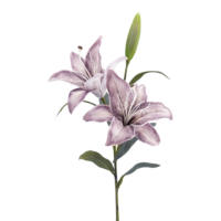 Fleurs artificielles de lys à toucher réel de qualité supérieure, en soie, à tige unique, bouquet de mariée de luxe pour Halloween, décoration d'intérieur