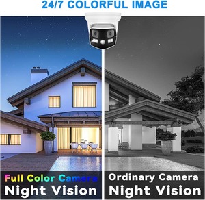 Ống Kính Kép 180 Toàn Cảnh Xem <span class=keywords><strong>2</strong></span> Cách Âm Thanh Khuôn Mặt Người Phát Hiện IP67 8MP 4K <span class=keywords><strong>IP</strong></span> Máy Ảnh - Product Image 4