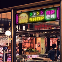 Paneles LED Flexibles de Matriz Programables con Control por Aplicación para Señalización Digital en Tiendas, Pantalla LED Publicitaria IP65 para Comercios