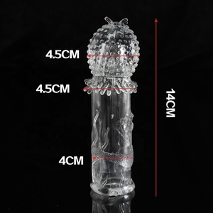 Populaire adulte Réutilisable Intime agrandissement du pénis préservatif grands préservatifs esprit draggon silicone Sex Toys préservatif pour hommes - Product Image 2