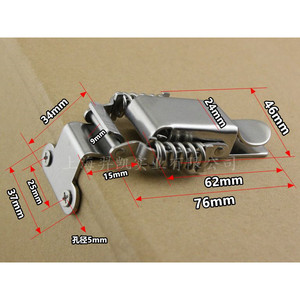 Xin Jieliang Right Angle Spring <b>Latch</b> 201 Stainless Steel 76mm Mechanical Box <b>Lock</b> For Wooden Box - Product Image 1